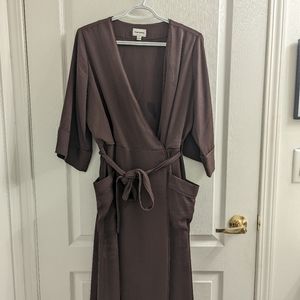 Frank and Oak L Wrap dress